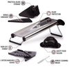 Brilliance 6 in 1 Stainless Steel Mandoline Slicer - Inspired for Excellence Cooking - Dream Morocco