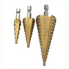3 Pcs Metric Spiral Flute Titanium Coated Drill Bits - Dream Morocco