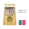 AKP-17L Kalimba Mbira Thumb Piano Sanza 17 keys Solid Wood Finger Piano with Carry Bag Music Book - Dream Morocco