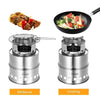 Portable Folding Windproof Wood Burning Stove Compact Stainless Steel Alcohol Stove - Dream Morocco